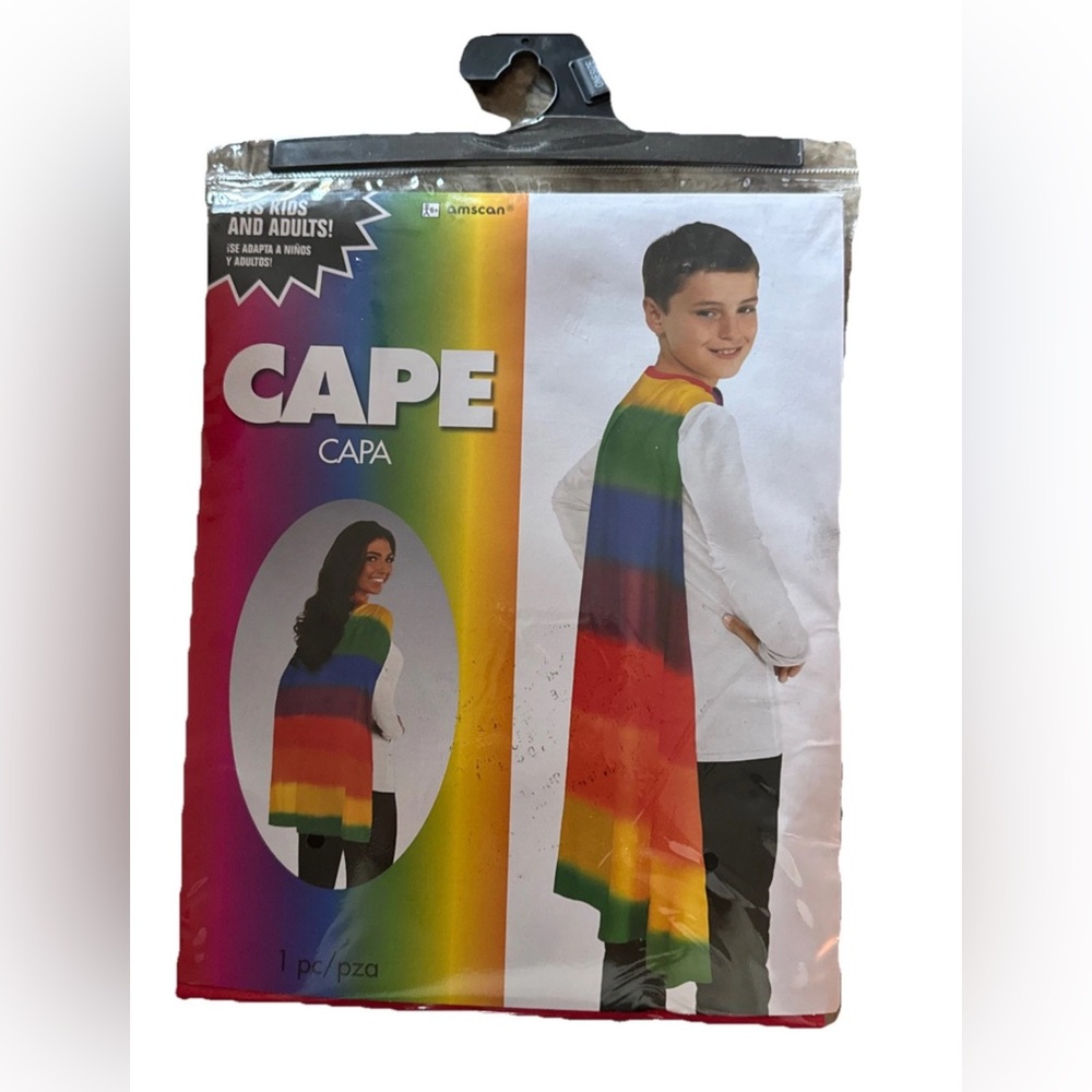 Amscan Kids Rainbow Cape